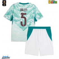 Portugal Diogo Dalot #5 Bortedraktsett Barn VM 2026 Kortermet (+ Korte bukser)